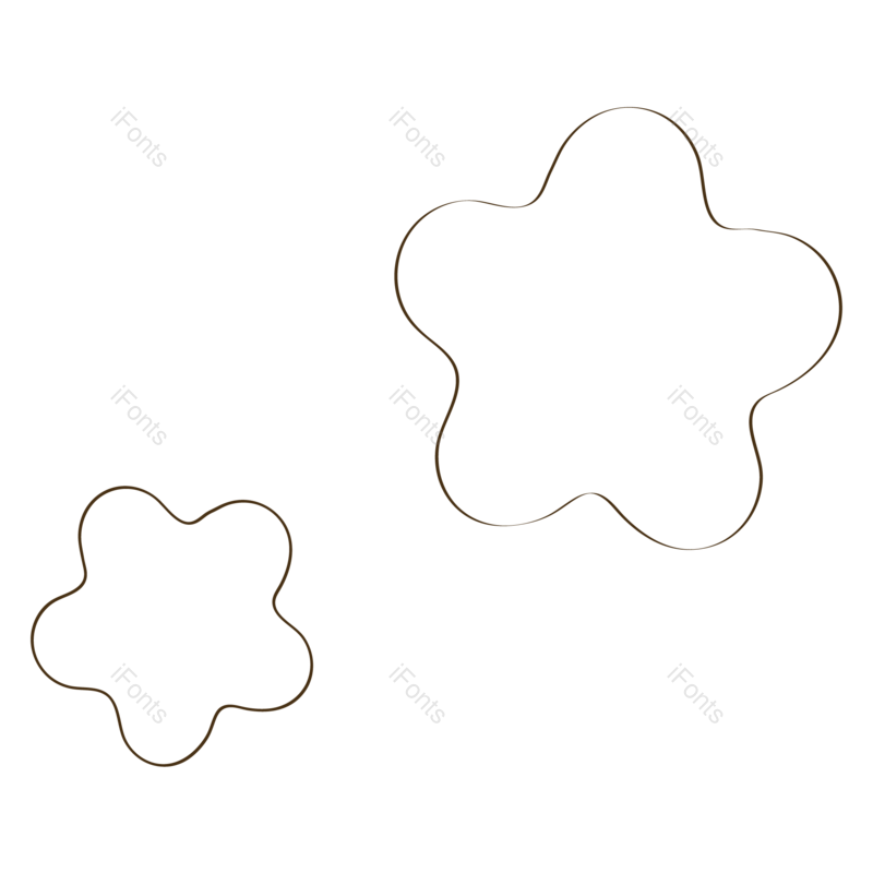 卡通风图片,小星星元素,卡通边框PNG,手绘免抠素材